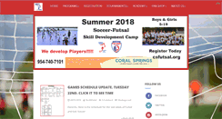 Desktop Screenshot of csfutsal.org