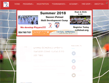 Tablet Screenshot of csfutsal.org